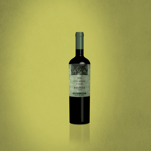 Olio extravergine d'oliva BIO in bottiglie da 50 cl